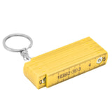Darrahopens Home & Garden > Home Office Accessories > Desk Accessories 2Pcs ABS Folding Ruler Portable 0.5m Foldable Ruler with Key Ring for Carpentry Laying TilesYellow In Australia - Darrahopens