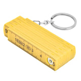 2Pcs ABS Folding Ruler Portable 0.5m Foldable Ruler with Key Ring for Carpentry Laying TilesYellow In Australia - Darrahopens