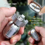 Darrahopens Home & Garden > Home Office Accessories > Desk Accessories Atomic Bomb Fidget Spinner 3 in 1 EDC Clicker Toy Gift Brass