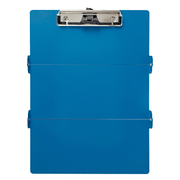 Darrahopens Home & Garden > Home Office Accessories > Desk Accessories Blue Waterproof Aluminum Tri-Fold Nursing Clipboard with Pen Slot - Lightweight Pocket-Sized A4 Document Holder & 180° Flat Writing Pad
