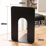 Darrahopens Home & Garden > Home Office Accessories > Desk Accessories Bookends - Metal - Iron Bookshelves - Can be used to support books and organize your desk - 130mm * 150mm * 165mm - Black