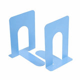 Darrahopens Home & Garden > Home Office Accessories > Desk Accessories Bookends - Metal - Iron Bookshelves - To be used for supporting books and organizing your desk - 2 Pieces - 13 × 15 × 16.5 cm - Blue