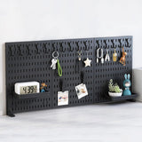 Darrahopens Home & Garden > Home Office Accessories > Desk Accessories CARLA HOME 2 Pack Desk Pegboard Organizer Kit  with Hooks, Tray & Mount Ideal for Office, Gaming Setup & Home Workspace Organization (Black)