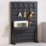 Darrahopens Home & Garden > Home Office Accessories > Desk Accessories CARLA HOME Desk Pegboard Organizer Kit  with Hooks, Tray & Mount Ideal for Office, Gaming Setup & Home Workspace Organization (Black)