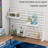 Darrahopens Home & Garden > Home Office Accessories > Desk Accessories CARLA HOME Desk Pegboard Organizer Kit  with Hooks, Tray & Mount Ideal for Office, Gaming Setup & Home Workspace Organization (White)