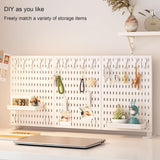 Darrahopens Home & Garden > Home Office Accessories > Desk Accessories CARLA HOME Desk Pegboard Organizer Kit  with Hooks, Tray & Mount Ideal for Office, Gaming Setup & Home Workspace Organization (White)