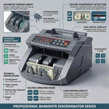 Darrahopens Home & Garden > Home Office Accessories > Desk Accessories CARLA HOME Money Counting Machine with Uv Detection Bill Counter In Australia - Darrahopens