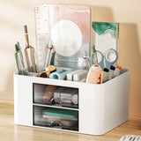 Darrahopens Home & Garden > Home Office Accessories > Desk Accessories Desk Supplies Organizer Multifunctional Large Capacity Office Desk Organizer with Double Layer Drawer for Pen In Australia - Darrahopens