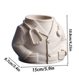 Darrahopens Home & Garden > Home Office Accessories > Desk Accessories Doctor Pen Holder Desk Organizer - Lab Coat & Stethoscope Desktop Doctor Pen Holder