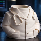 Darrahopens Home & Garden > Home Office Accessories > Desk Accessories Doctor Pen Holder Desk Organizer - Lab Coat & Stethoscope Desktop Doctor Pen Holder