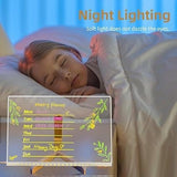 Darrahopens Home & Garden > Home Office Accessories > Desk Accessories Drawing board - Colored LED whiteboard - Illuminated acrylic whiteboard - Illuminated memo board stand - Glass panel with LED lights and 7 pens - For school and home use respectively - 30x20cm