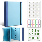 Darrahopens Home & Garden > Home Office Accessories > Desk Accessories In Case I Go Missing Blue High-Capacity Emergency Information Binder - Heavy Duty Expanding File Organizer and Document Safety Folder