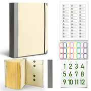 Darrahopens Home & Garden > Home Office Accessories > Desk Accessories In Case I Go Missing Khaki High-Capacity Emergency Information Binder - Heavy Duty Expanding File Organizer and Document Safety Folder