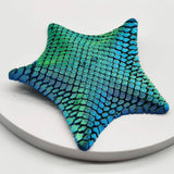 Darrahopens Home & Garden > Home Office Accessories > Desk Accessories Laser Green 3D-Printed Articulated Starfish Fidget Toy for Stress Relief - Eco-Friendly 12cm Sensory Toy for Kids & Adults