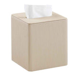 Darrahopens Home & Garden > Home Office Accessories > Desk Accessories Leather Tissue Box Cover Square Tissue Box Holder for Bathroom Vanity Countertop Night Stands Bedroom Office Desk,Modern Tissue Decorative Organizer with Magnetic Closure（Only tissue box）