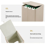 Darrahopens Home & Garden > Home Office Accessories > Desk Accessories Leather Tissue Box Cover Square Tissue Box Holder for Bathroom Vanity Countertop Night Stands Bedroom Office Desk,Modern Tissue Decorative Organizer with Magnetic Closure（Only tissue box）