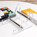 Darrahopens Home & Garden > Home Office Accessories > Desk Accessories Mechanical Keyboard Display Stand Detachable Safe Stable Anti Slip Transparent Acrylic Keyboard Display Stand Holder for Tablet Photo Paintings In Australia - Darrahopens