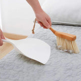 Darrahopens Home & Garden > Home Office Accessories > Desk Accessories Mini Dustpan, 2 Pack Portable Wooden Dustpan And Brush, Small Multi-Function Broom For Sofas, Desk, Keyboards And Car,