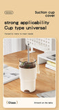 Darrahopens Home & Garden > Home Office Accessories > Desk Accessories Multi-Purpose Anti-Spill Cup Holder with Suction Base & Detachable Phone Stand(orange)