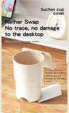 Darrahopens Home & Garden > Home Office Accessories > Desk Accessories Multi-Purpose Anti-Spill Cup Holder with Suction Base & Detachable Phone Stand(pink)