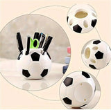 Darrahopens Home & Garden > Home Office Accessories > Desk Accessories Multifunctional pen holder - football-shaped pen holder - student pen holder - plastic pen holder - storage box for toothpaste and toothbrush - black