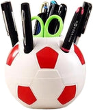 Darrahopens Home & Garden > Home Office Accessories > Desk Accessories Multifunctional pen holder - football-shaped pen holder - student pen holder - plastic pen holder - storage box for toothpaste and toothbrush - red