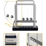 Darrahopens Home & Garden > Home Office Accessories > Desk Accessories Newton's Cradle 18 cm Science Game Office Desk Decoration Large Pendulum Swing Balls