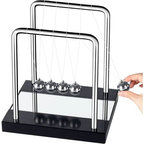 Darrahopens Home & Garden > Home Office Accessories > Desk Accessories Newton's Cradle 18 cm Science Game Office Desk Decoration Large Pendulum Swing Balls