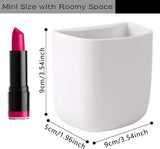 Darrahopens Home & Garden > Home Office Accessories > Desk Accessories Pencil Holder - Self-Adhesive Wall Pencil Holder - Highlighter - Writing Tool Organizer - Storage - Whiteboard - Home Office - White - Set of 2