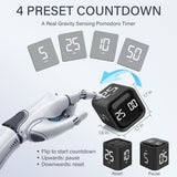 Darrahopens Home & Garden > Home Office Accessories > Desk Accessories Pomodoro Timer 25/5/10 Min Desk Timer Vibration Volume Adjustable Productivity Clock