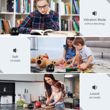 Darrahopens Home & Garden > Home Office Accessories > Desk Accessories Pomodoro Timer 25/5/10 Min Desk Timer Vibration Volume Adjustable Productivity Clock
