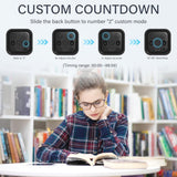 Darrahopens Home & Garden > Home Office Accessories > Desk Accessories Pomodoro Timer 25/5/10 Min Desk Timer Vibration Volume Adjustable Productivity Clock