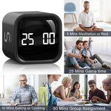 Darrahopens Home & Garden > Home Office Accessories > Desk Accessories Pomodoro Timer 25/5/10 Min Desk Timer Vibration Volume Adjustable Productivity Clock