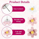 Darrahopens Home & Garden > Home Office Accessories > Desk Accessories Push Pins - 30 pieces - Flower-shaped push pins - Flower pins for notice boards - Pin board pins - Decorative push pins - Suitable for notice boards, offices, schools and home use.