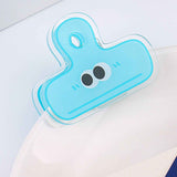 Darrahopens Home & Garden > Home Office Accessories > Desk Accessories Stationery Clip Plastic Cute Cartoon Double Sided Multifunctional Long Tail Document Clamps For Office Supplies Binder Paper Blue Expression In Australia - Darrahopens