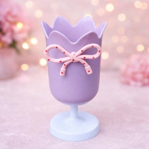 Darrahopens Home & Garden > Home Office Accessories > Desk Accessories Tulip-shaped pen holder - pen rack - creative desk decoration - refined (Purple)