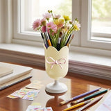 Darrahopens Home & Garden > Home Office Accessories > Desk Accessories Tulip-shaped pen holder - pen rack - creative desk decoration - refined (Yellow)