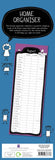 Darrahopens Home & Garden > Home Office Accessories Family Home Organiser 2024 Slimline Slim Wall Calendar Hanging Planner New Year