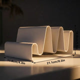 Darrahopens Home & Garden > Home Office Accessories > Filing & Organisation 3D Printed Streamlined Desktop Organizer - Minimalist Desktop Stand (White)