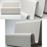 Darrahopens Home & Garden > Home Office Accessories > Filing & Organisation 3D Printed Streamlined Desktop Organizer - Minimalist Desktop Stand (White)