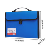 Darrahopens Home & Garden > Home Office Accessories > Filing & Organisation Expanding File A4 13 Pocket Document Organiser Paper Storage Wallet Folder