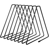 Darrahopens Home & Garden > Home Office Accessories > Filing & Organisation Metal Bookends, Metal Magazine Holder, Record Holder, For Books And Documents In Study, Office And Bedroom (Black)