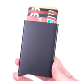 Darrahopens Home & Garden > Home Office Accessories > Filing & Organisation RFID Protected Aluminum Smart Card Holder Pop-Up Black 1pc