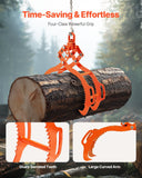 Darrahopens Home & Garden > Home Office Accessories > Filing & Organisation VEVOR 28in Log Lifting Tongs, 4-Claw Log Tongs, Heavy Duty Steel Log Grapple, 2650LBS Lifting Capacity, Swivel Log Graper Timber, Eagle Claw Design, Log Skidding Tongs for Trucks, Tractors, Forklifts