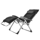 Darrahopens Home & Garden > Home Office Accessories > Filing & Organisation VEVOR Zero Gravity Chair, 33 inch Zero Gravity Recliner Lounge Chair for Indoor and Outdoor, Adjustable Anti Gravity Chair with Cushion, Headrest, Footrest, and Cupholder, 500 lbs, Black