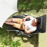 Darrahopens Home & Garden > Home Office Accessories > Filing & Organisation VEVOR Zero Gravity Chair, 33 inch Zero Gravity Recliner Lounge Chair for Indoor and Outdoor, Adjustable Anti Gravity Chair with Cushion, Headrest, Footrest, and Cupholder, 500 lbs, Black