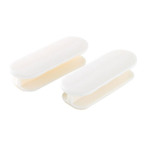 Darrahopens Home & Garden > Home Office Accessories > Filing & Organisation White 10-Pack No-Drill Window Handle Cabinet Pulls - Adhesive Mounting for Easy Installation