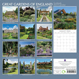 Darrahopens Home & Garden > Home Office Accessories Great Gardens of England 2024 Square Wall Calendar 16Month Planner New Year Gift