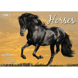 Darrahopens Home & Garden > Home Office Accessories Horses – 2023 Rectangle Wall Calendar 16 Months Planner New Year Christmas Gift