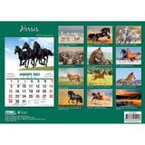 Darrahopens Home & Garden > Home Office Accessories Horses – 2023 Rectangle Wall Calendar 16 Months Planner New Year Christmas Gift